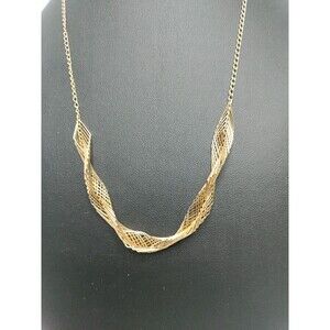 14K Yellow Gold 8mm Flexible Wired Necklace - 17+1" 6.24 Grams